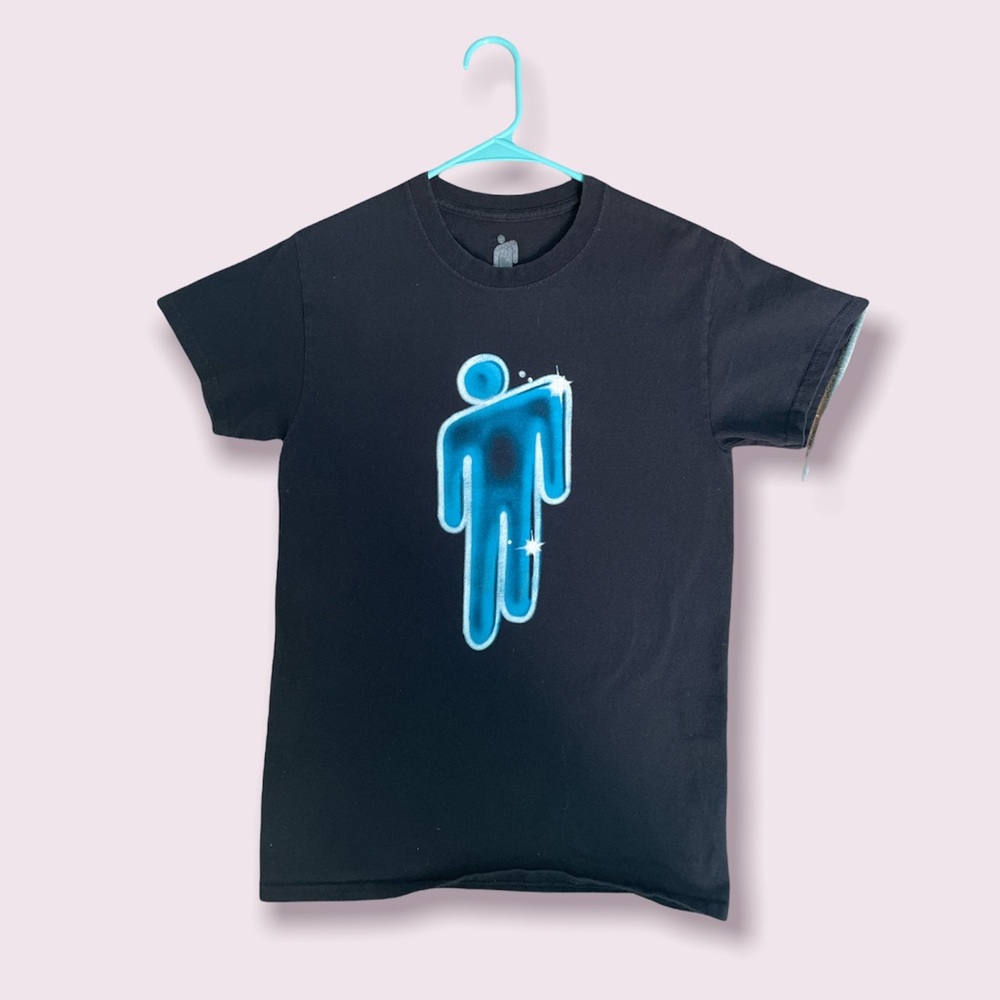 Official Target BILLIE EILISH collection black shirt blue blohsh